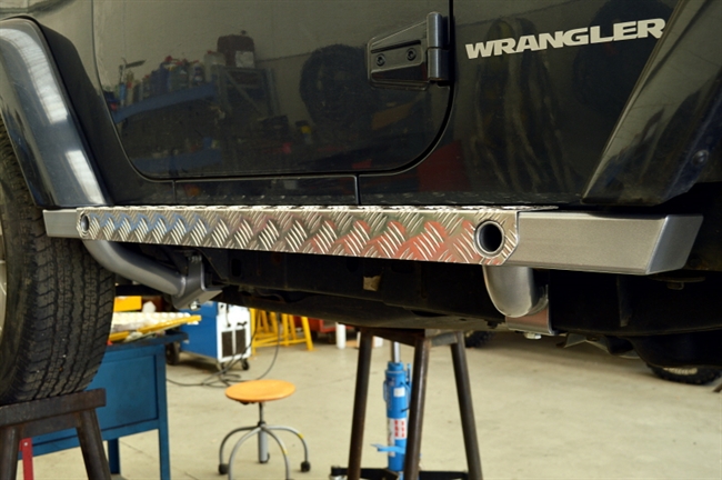 Beskyttelsesplade til Rock Sliders - til Jeep Wrangler JK fra Raptor 4x4