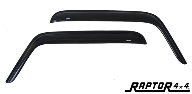 Vindafviser/Wind deflectors til Jeep Wrangler JK 2-dørs 