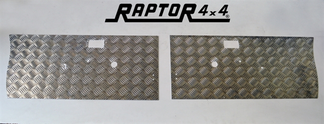 Dørkplade - Fås i sort eller blank til Suzuki Samurai