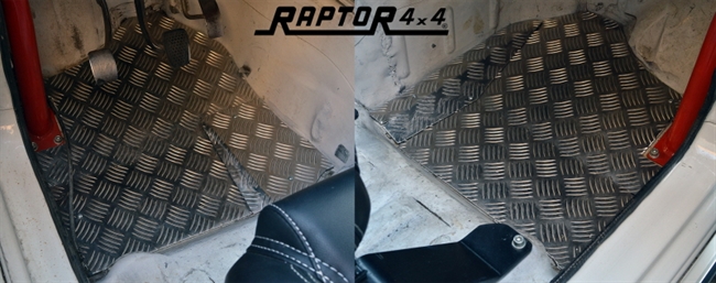 Dørkplade - Fås i sort eller blank til Suzuki Samurai/SJ fra Raptor 4x4