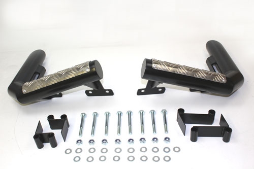 Bagkofanger Extreme "Side-Guard" der muliggør montering af ekstra store dæk til Land Rover Defender 110