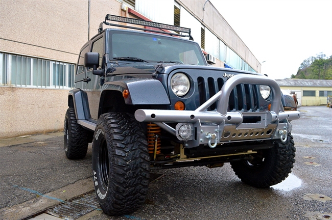 Spilkofanger med A-Bar - Sort til Jeep Wrangler JK