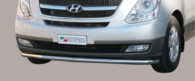 Beskyttelsesbar til forkofanger i rustfri stål - Blank til Hyndai H1