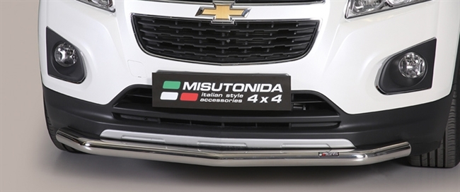 Beskyttelsesbar til forkofanger i rustfri stål - Blank fra Mach til Chevrolet Trax