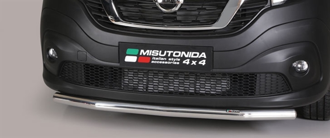 Beskyttelsesbar til forkofanger i rustfri stål - Blank til Nissan NV 300 årg. 17+