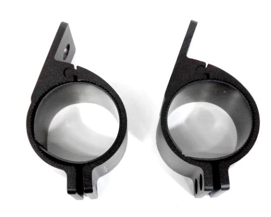 Beslag til montering af lygter på bøjler 3.0" (76 mm) i sort 