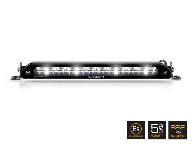 Led bar Linear-12 Elite wide-angle med positionslys fra Lazer 