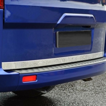 Bagklapsbeskyttelse - nedre i rustfri stål til Ford Transit Custom Årgang 2012-2023