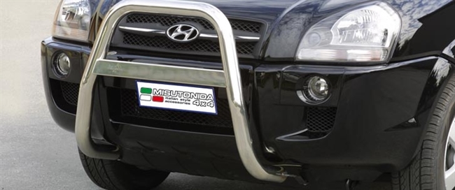 A-bar i rustfri stål - Blank til Hyndai Tucson årg. 04-14