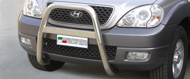 A-bar i rustfri stål - Blank til Hyundai Terracan årg. 03>