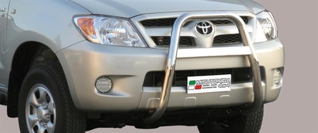 A-bar i rustfri stål - Blank til Toyota Hilux årg. 2005-2011