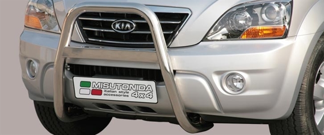 A-bar i rustfri stål - Blank til Kia Sorento årg. 06-08