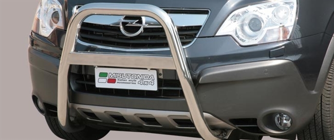 A-bar i rustfri stål - Blank til Opel Antara årg. 07-11