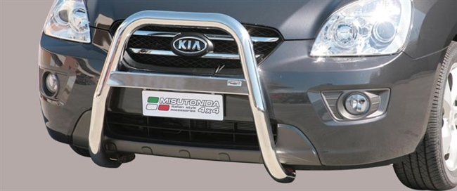 A-bar i rustfri stål - Blank til Kia Carens årg. 08+