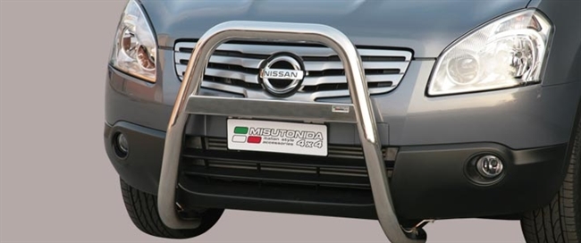 A-bar i rustfri stål - Blank til Nissan Qashqai+2 årg. 08+