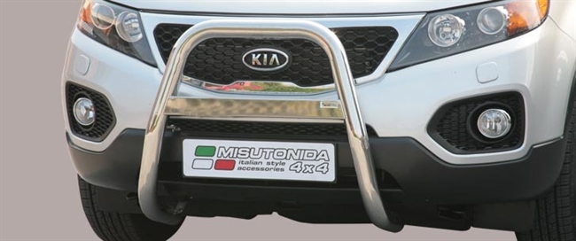 A-bar i rustfri stål - Blank til Kia Sorento årg. 09-12