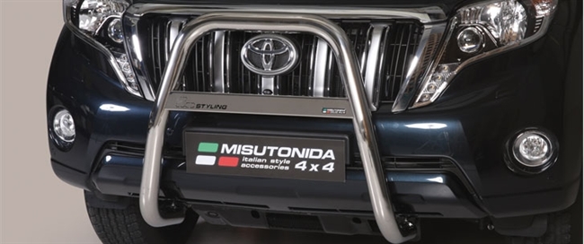 A-bar i rustfri stål - Blank til Toyota Land Cruiser 150 årg. 09-18