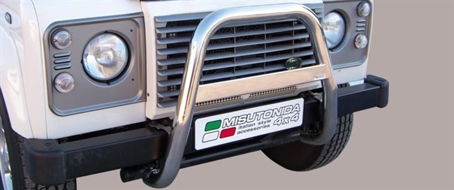 A-bar i rustfri stål - Blank til Land Rover Defender 90