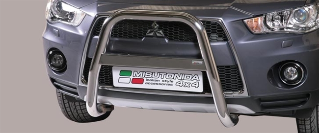 A-bar i rustfri stål - Blank til Mitsubishi Outlander årg. 10-12