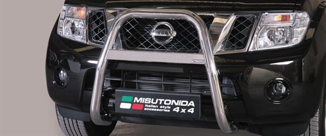 A-bar i rustfri stål med billogo - Blank til Nissan Pathfinder årg. 10+