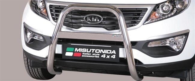 A-bar i rustfri stål - Blank til Kia Sportage årg. 10-15