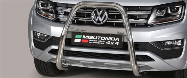 A-bar i rustfri stål - Blank til Amarok V6 & Highline årg. 10-