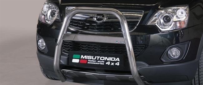 A-bar i rustfri stål - Blank til Opel Antara årg. 11+