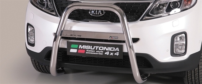 A-bar i rustfri stål - Fås i sort og blank til Kia Sorento årg. 12-15