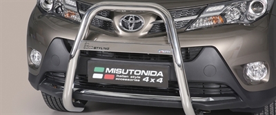 A-bar i rustfri stål - Blank til Toyota Rav4 årg. 12-15