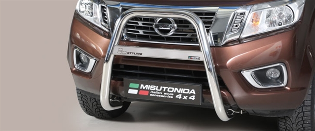 A-bar i rustfri stål - Blank til Nissan NP300 årg. 16