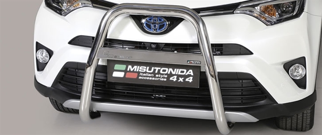 A-bar i rustfri stål - Blank til Toyota Rav4 årg. 16-18