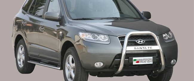 A-bar i rustfri stål med logo - Blank til Hyundai Santa Fe årg. 06-10