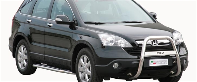 A-bar i rustfri stål med logo - Blank til Honda CRV årg. 07-10