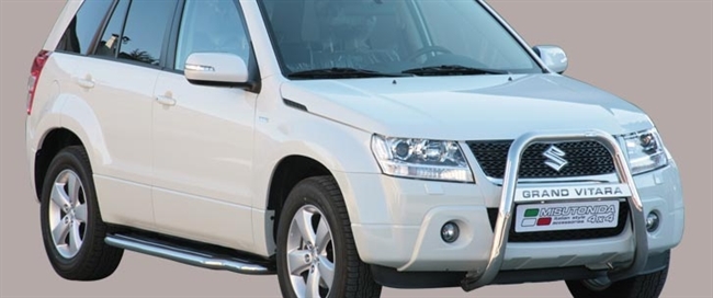 A-bar i rustfri stål med logo - Blank til Suzuki Grand Vitara årg. 09+