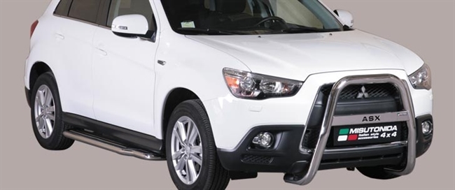 A-bar i rustfri stål med logo - Blank til Mitsubishi ASX årg. 10+