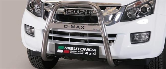 A-bar i rustfri stål med logo - Blank til Isuzu D-max årg. 12-20