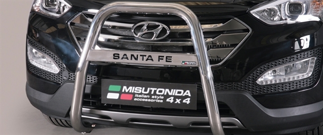 A-bar i rustfri stål med logo - Blank til Hyundai Santa Fe årg. 12>