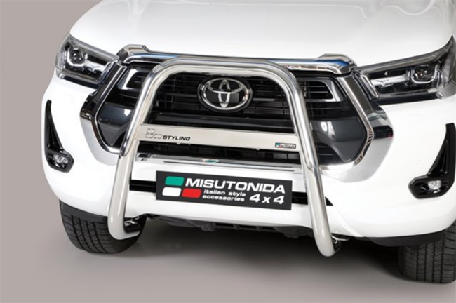 A-bar i rustfri stål - Blank til Toyota Hilux årg. 2021+