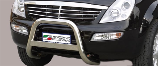 A-bar City  - Fås i sort og blank - i rustfri stål til SsangYong Musso årg. 99-06