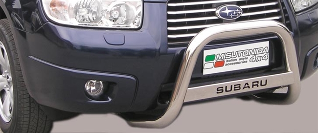 A-bar City i rustfri stål med logo - Blank til Subaru Forester årg. 06-08