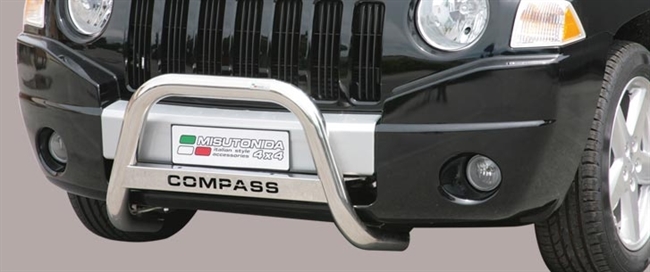 A-bar City i rustfri stål med logo - Blank til Jeep Compass årg. 07-10