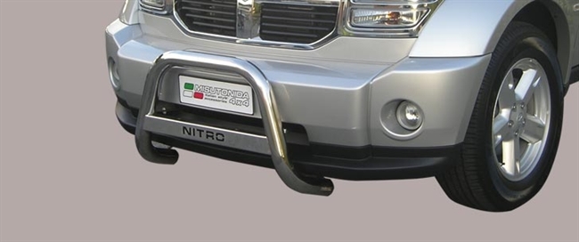 A-bar City i rustfri stål med logo - Blank til Dodge Nitro