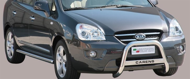 A-bar City i rustfri stål med logo - Blank til Kia Carens årg. 08+