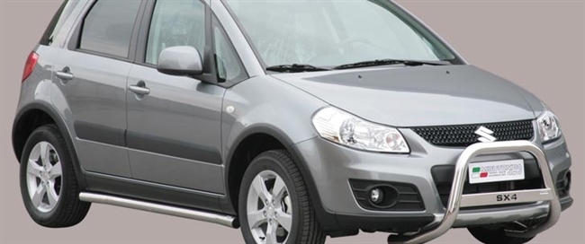 A-bar City i rustfri stål med logo - Blank til Suzuki SX4 årg. 09+