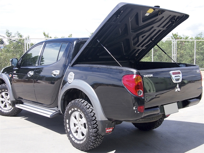 Ladtop Aeroklas Speed hard cover primet/ikke lakeret til Mitsubishi L200 Double Cab Årgang 2005-2009