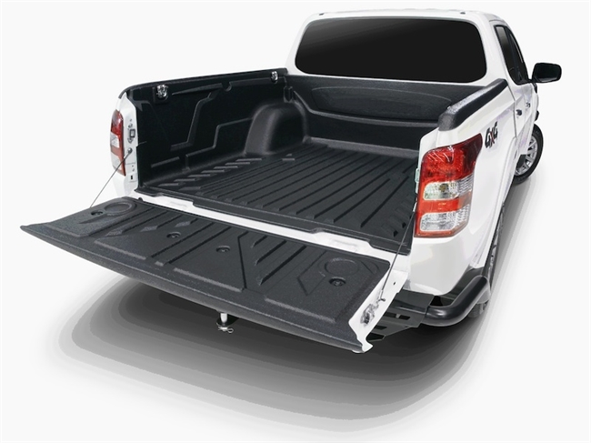 Ladindsats/bedliner - Over rail fra Aeroklas til Mitsubishi L200 Double Cab Årgang 2019-