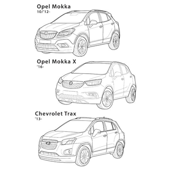 Anhængertræk - Fixed fra Vanimal til Opel Mokka Årgang 2012-2020