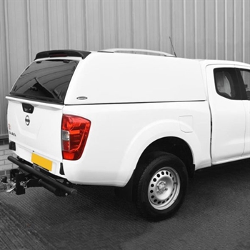 Hardtop Carry Boy 560 Commercial lakeret i QM1 White til Nissan Navara NP300 King Cab Årgang 2016-2021