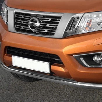 Frontspoiler (Slash bar) - Blank fra Trux til Nissan Navara NP300 Årgang 2016+