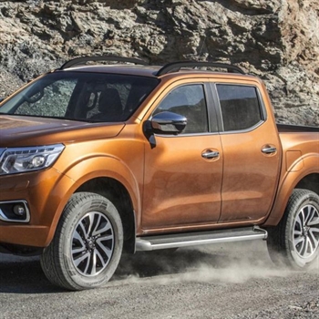 Tagrælinger/Roof bars - Sorte fra Trux til Nissan Navara NP300